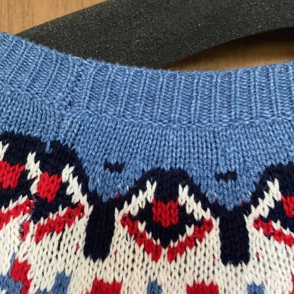 Chaps long sleeve sweater with fair isle like print L - Picture 13 of 14